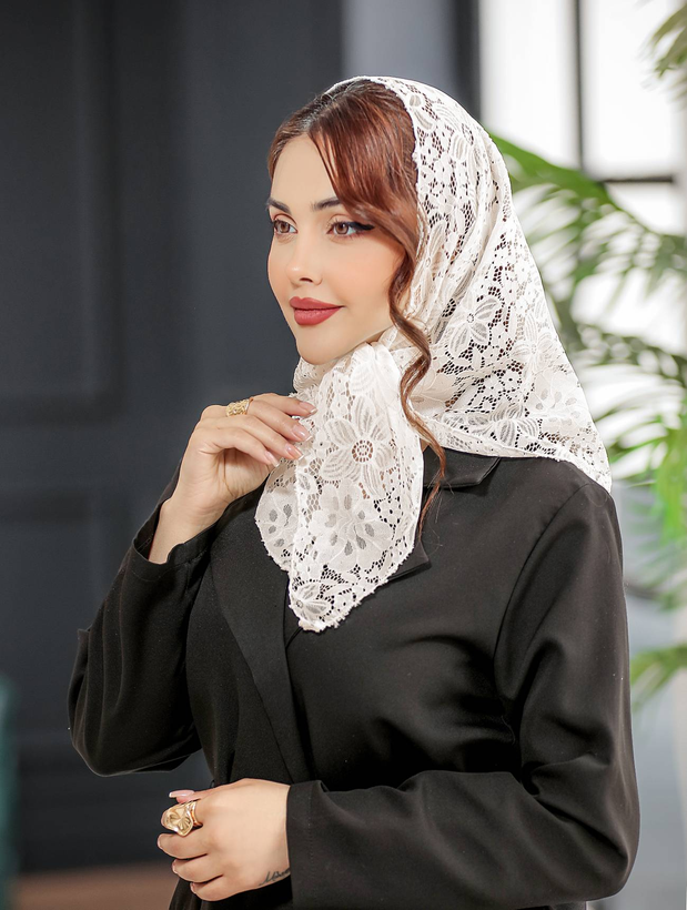 تصویر روسری سه گوش گیپور - هستیا گالری