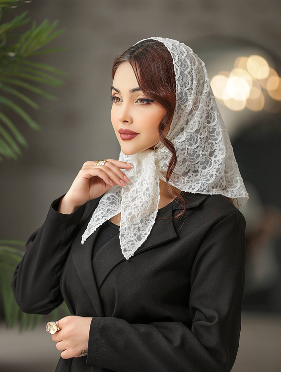 تصویر روسری سه گوش گیپور - هستیا گالری