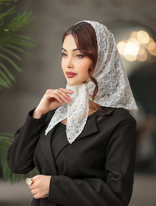تصویر روسری سه گوش گیپور - هستیا گالری