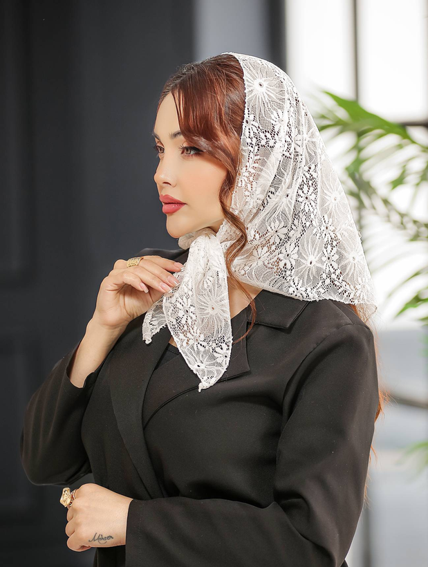تصویر روسری سه گوش گیپور - هستیا گالری