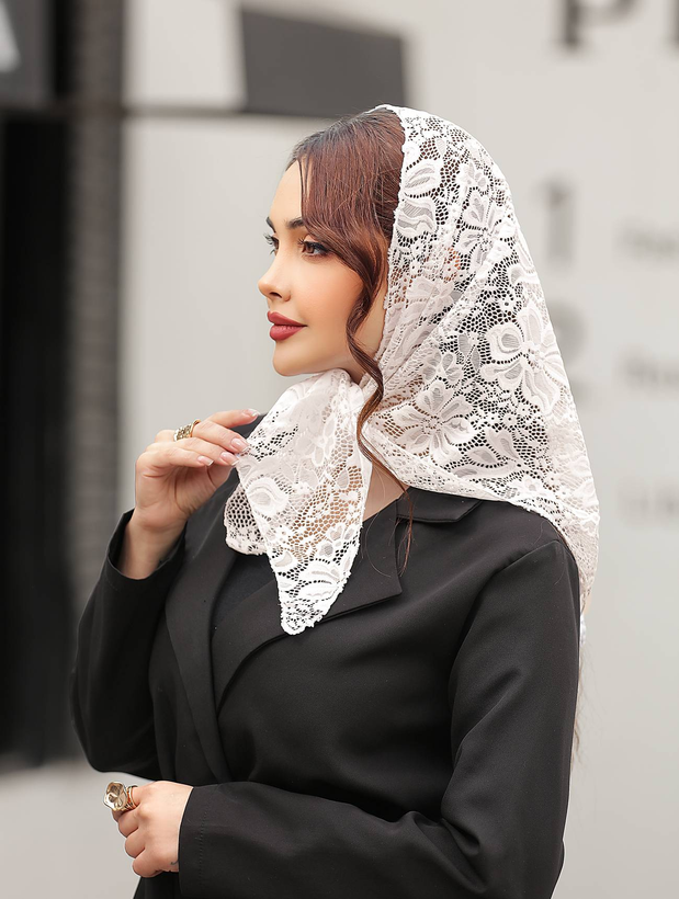 تصویر روسری سه گوش گیپور - هستیا گالری